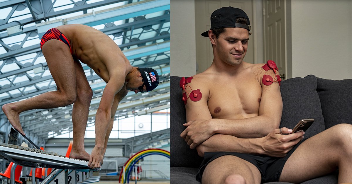 PowerDot® signs Professional Swimmer, Michael Andrew